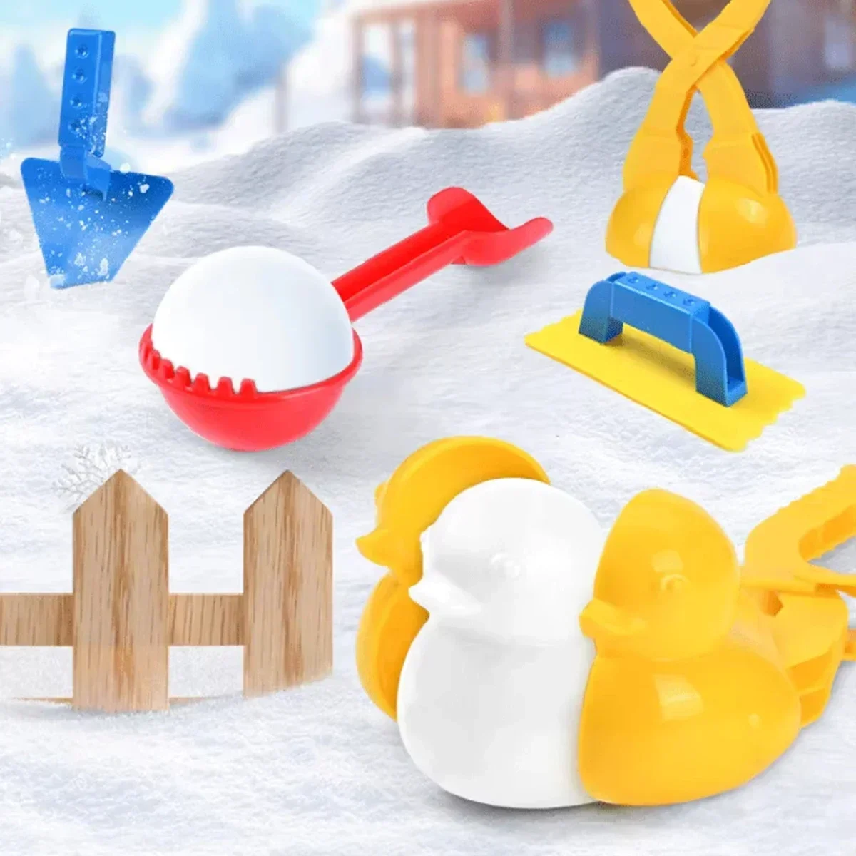 Shark Snowball Launcher,Shark Snowball Maker,2025 ใหม่ Shark Snowballs เปิดตัวของเล่น, ฤดูหนาวของเล่นกลางแจ้ง Snowballs Maker ชุด