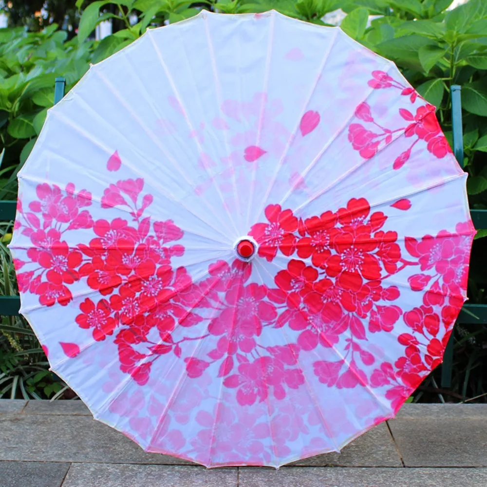 Chinese Antique Style Oiled Paper Umbrella 56cm 10 Colors Decorative Umbrella Dance Performance Umbrella