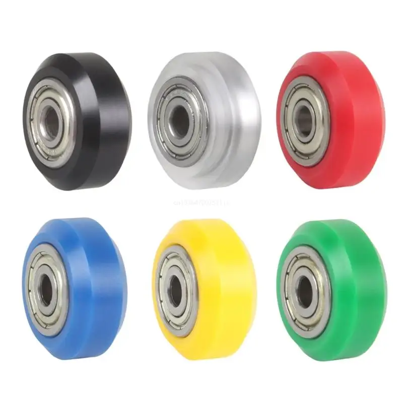 12Pcs POM Pulley Wheel With 625ZZ High Speed Bearing Plastic Idler Big V Slot DropShipping