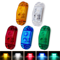 1PC 12V 24V LED Side Marker Lights Front Rear Clearance Indicator Lamp Truck Accessorie For BUS Van Caravan