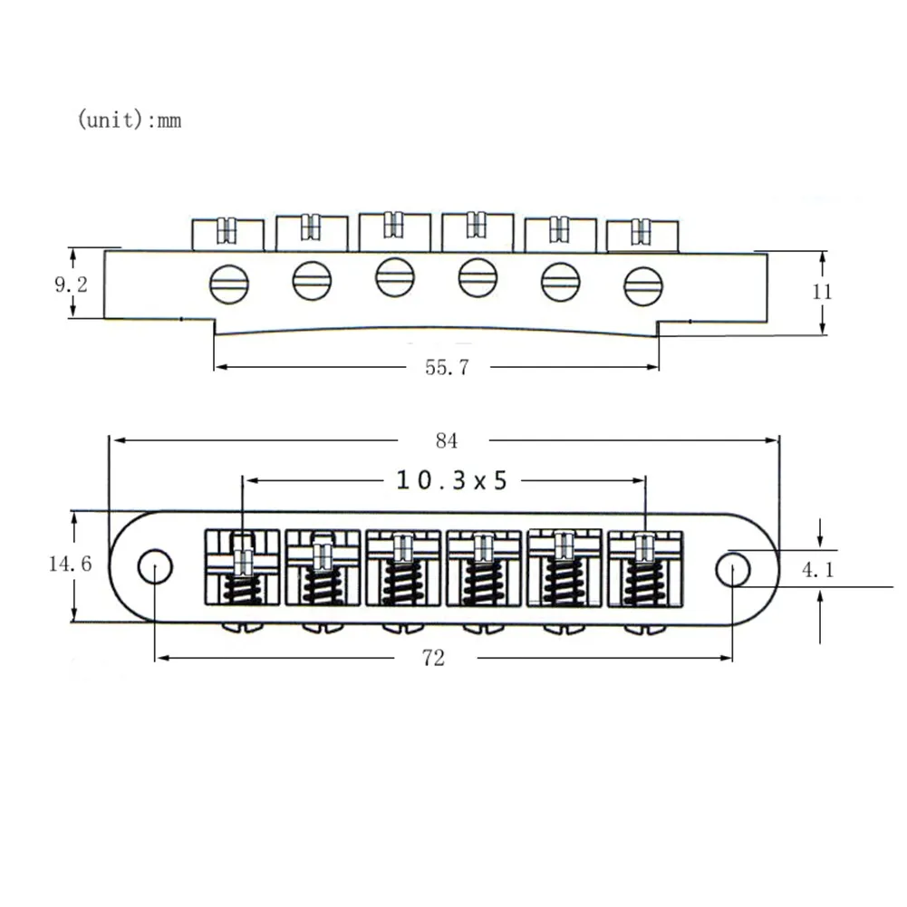 Guitar Guitar Roller Saddle Bridge Roller Saddle Bridge For Les Paul EPI Electric Guitars T-O-M Reliable Useful