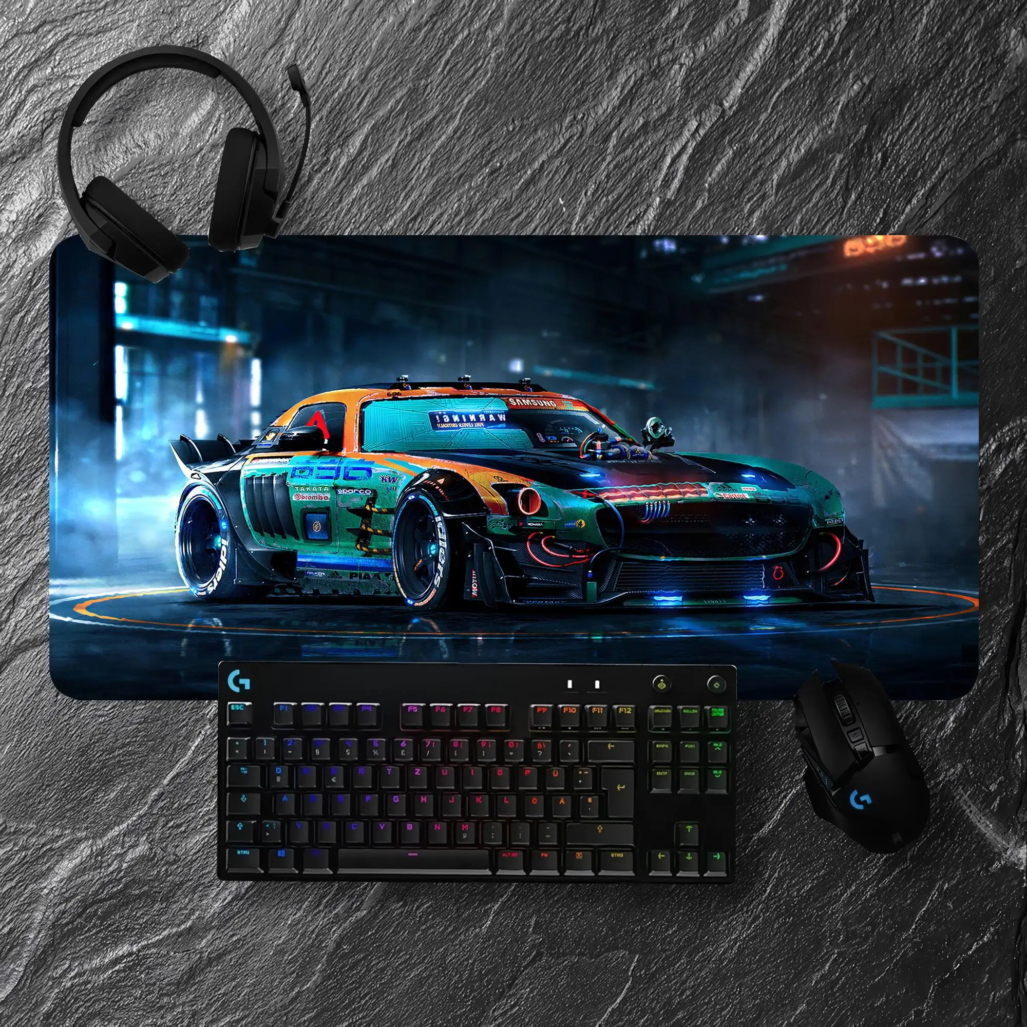 

Racing Car Printing Mouse Pad Home Offices Laptop Table Mats Gamer Computer Keyboard Desk Mat Large Speed Mousepads Accessories