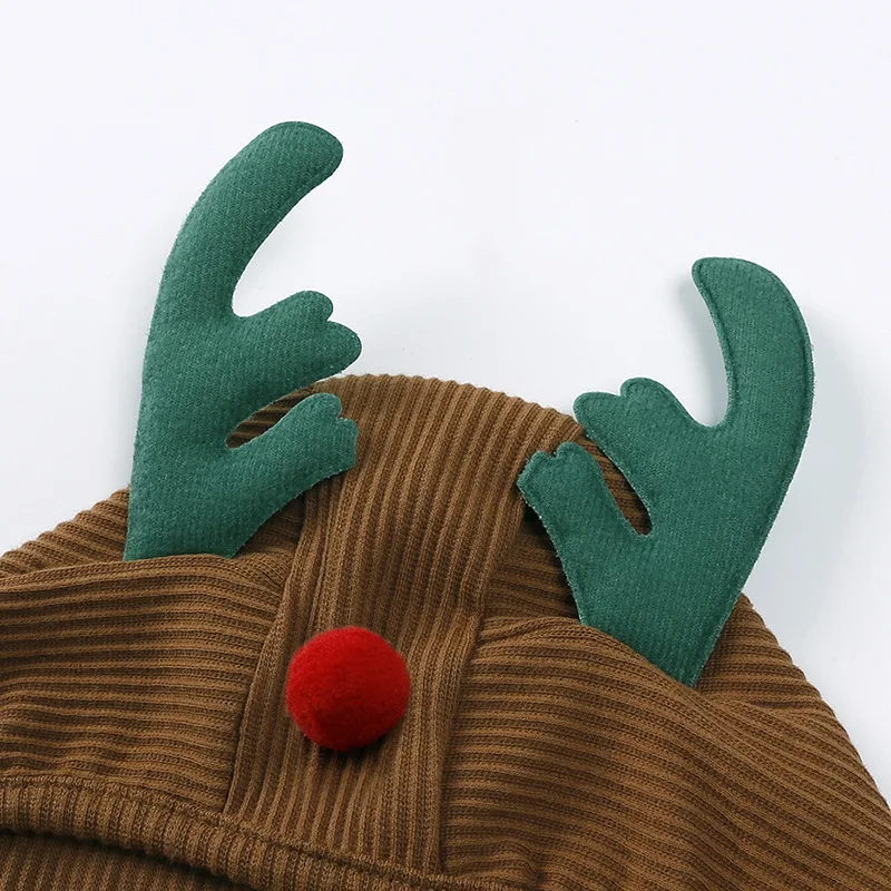 Weihnachten Niño Cosplay Strampler Enfant Rot-Brauner Bodysuit Outfit Säugling Enfants Weihnachtsmann-Kostüm 2026 – Detail 11
