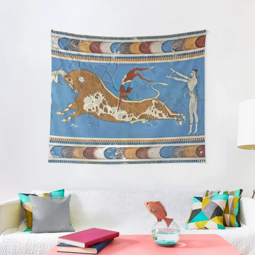 

Bull-Leaping Fresco Tapestry Wall Mural Cute Decor Tapestry