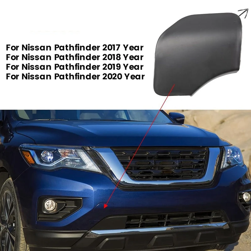 622A0-9PF0A Car Front Bumper Tow Hook Cover Cap For Nissan Pathfinder 2016-2021 Car Accessories