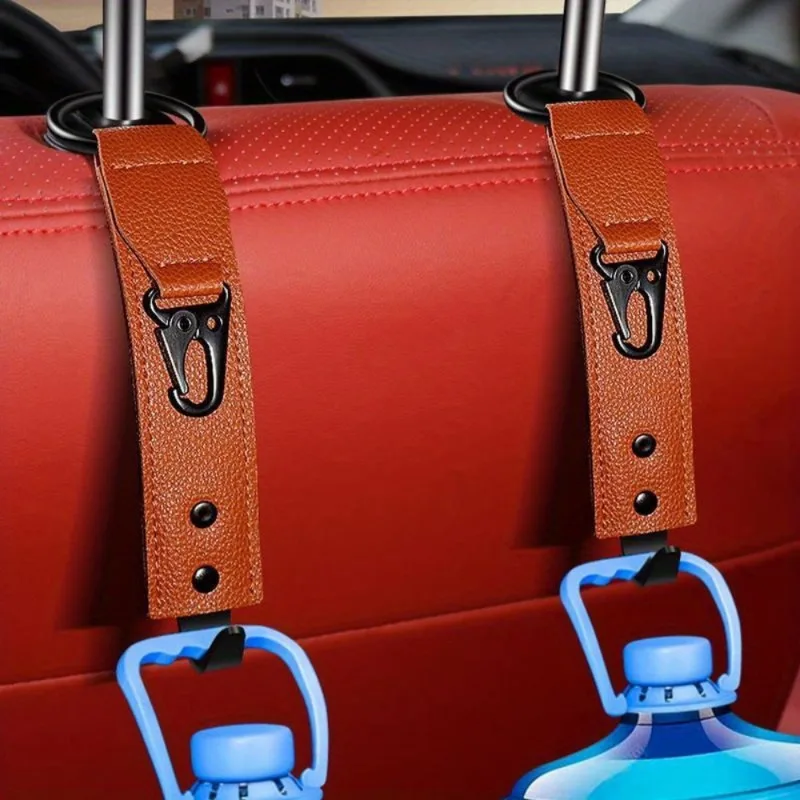 2 قطعة مقعد السيارة السنانير حامل المحفظة مقعد السيارة هوك حقيبة حامل مقعد السيارة شماعات مقعد السيارة الخلفي السنانير محفظة السيارة هوك