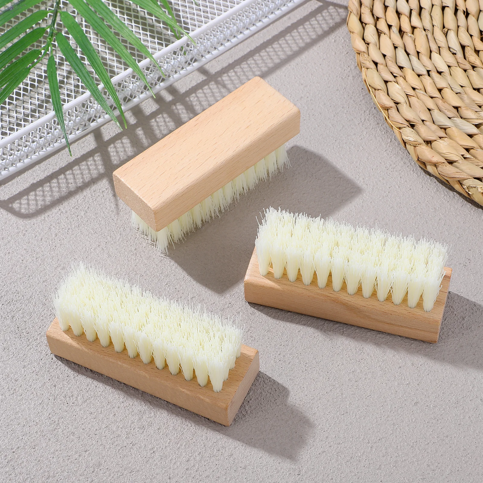 

4 pcs Handle Plastic Sneakers Brush For Shoes Cleaning Mud Snow Removal Sneakers Athletic Boots Home Garage Use