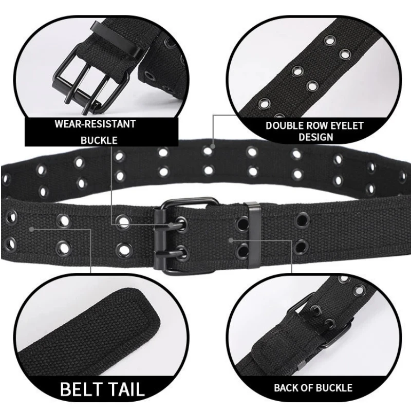 Men Belts Army Military Canvas Nylon Webbing Tactical Belt Fashion Casual Designer Unisex Belts High Quality Sports Strap