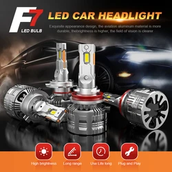 130W F7 LED Lamp H4 H7 Canbus Car Headlights H11 H8 H9 LED Headlamp 9005 HB3 9012 9006 HB4 Fog Light 24000LM 6500K 12V 24V
