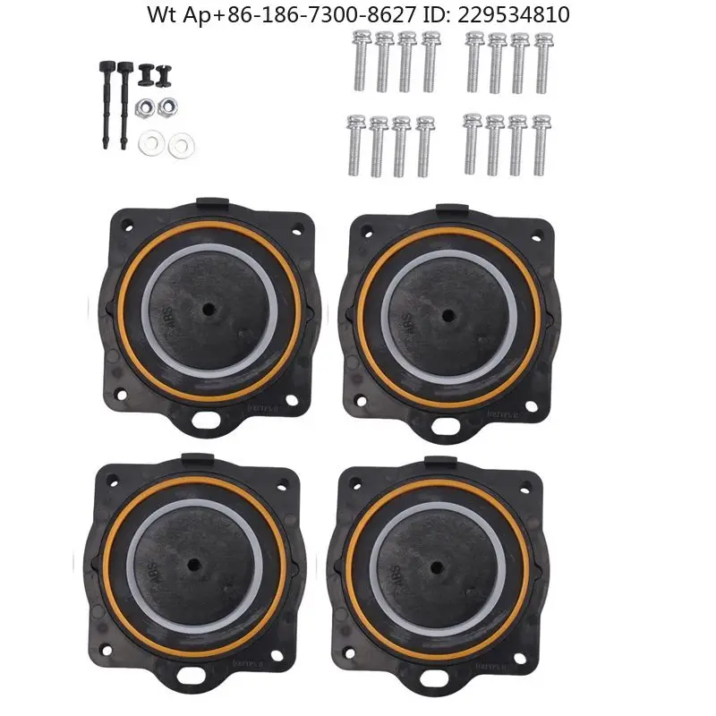 2 Air Pump Rebuild Kit Compatible With Hi Blow P60/ P-80 Aerators, Includes 4 Diaphragms, Screws And Safety Pins