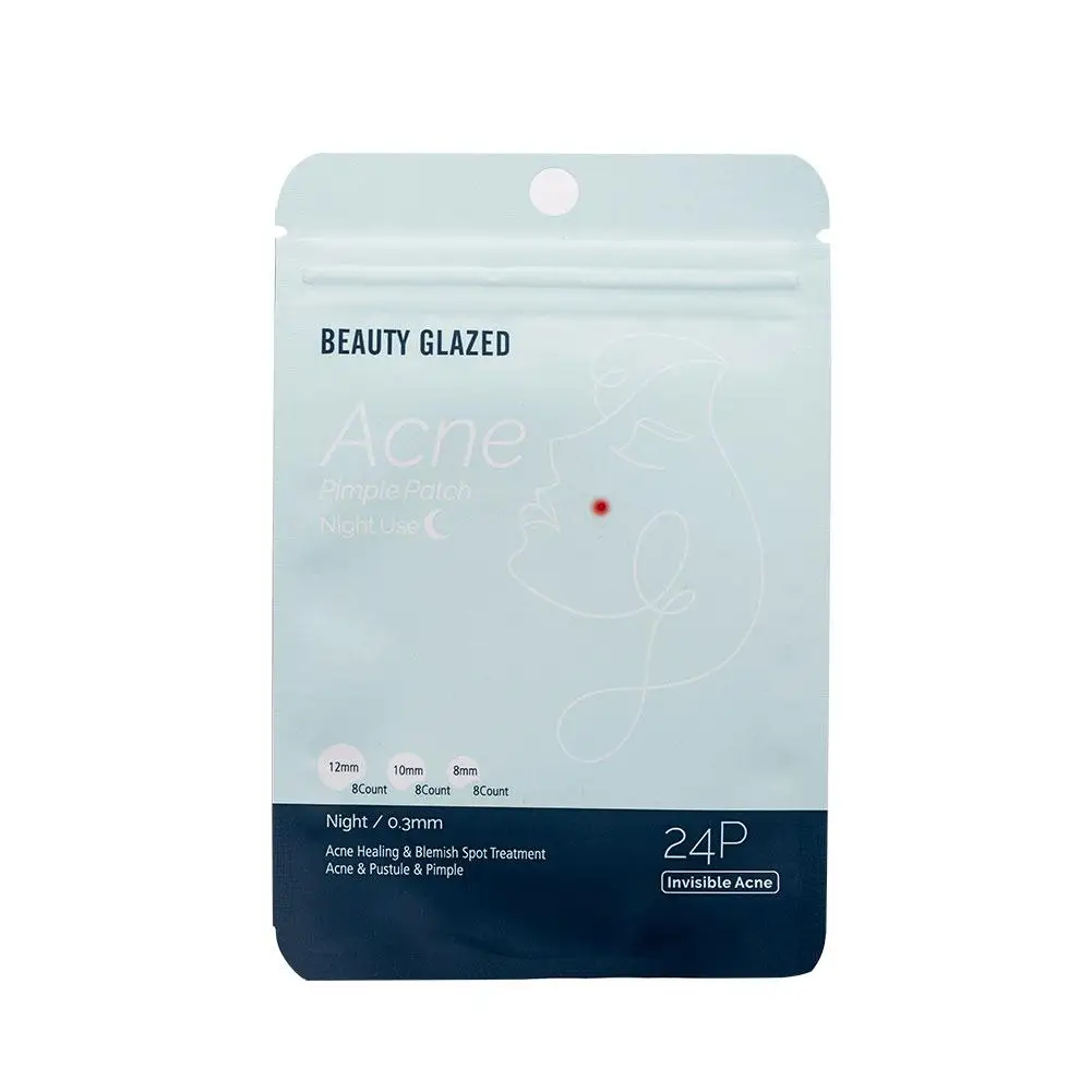 24 Patches Acne Patch Acne Pimple Patch Stickers Day Blemish Care Beauty Blackhead Face Removers Use Night Skin Hydrocolloi S3Z8