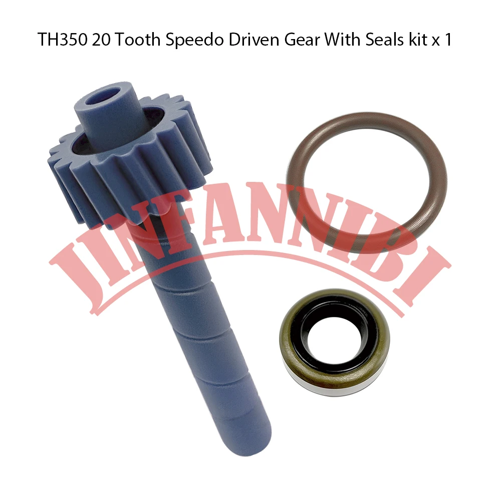 20 Tooth Speedo Driven Gear with Seals Kit for GM TH350 Turbo 350 Speedometer