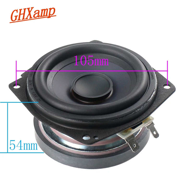 Haut-Parleur Subwoofer 4,5 Pouces 4Ohm 50W Bobine 30mm Grande Puissance