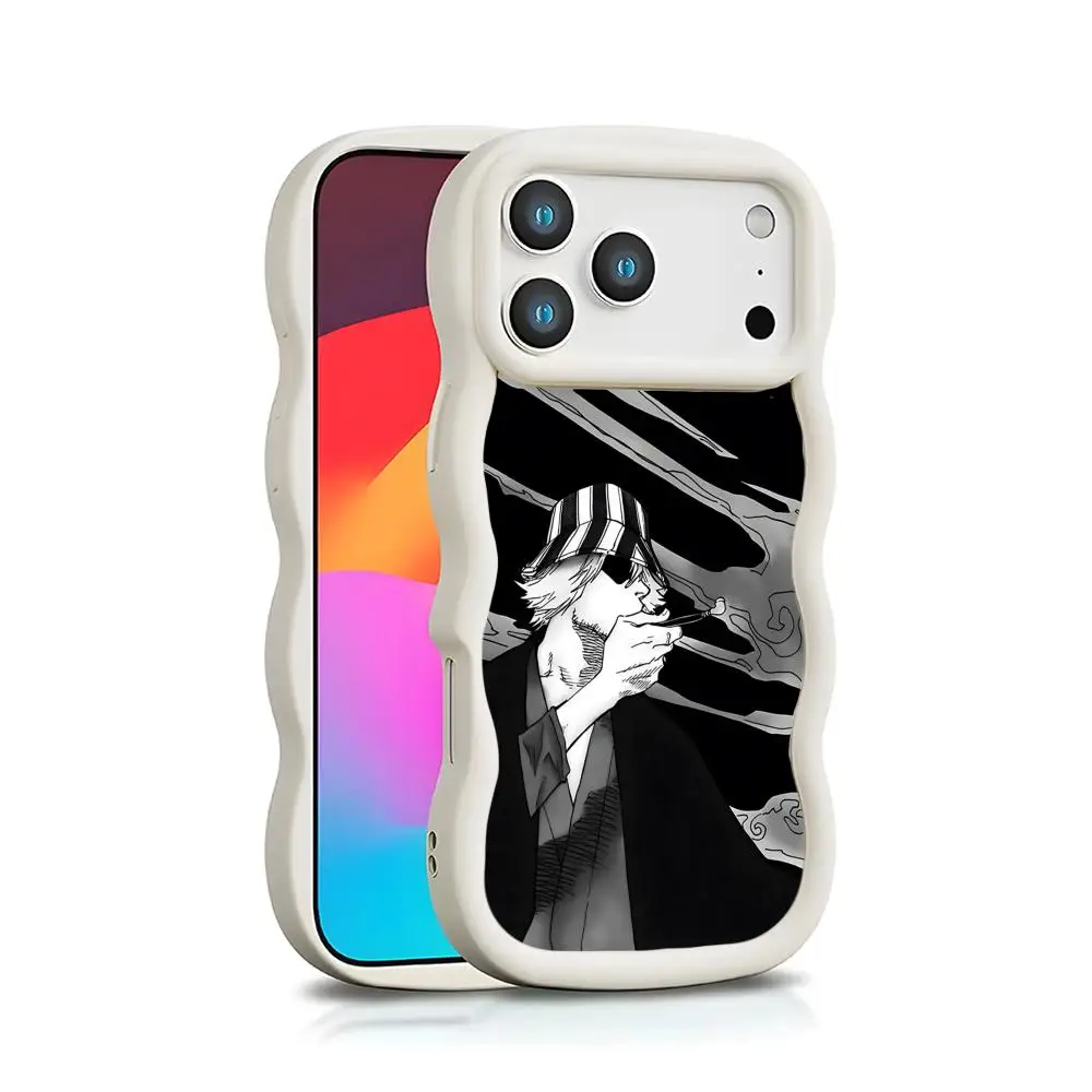

Kisuke Urahara Wavy Edge TPU Mobile Phone Case for iPhone 17 16 15 14 13 12 11 Air Pro Max Plus Colorful Cover