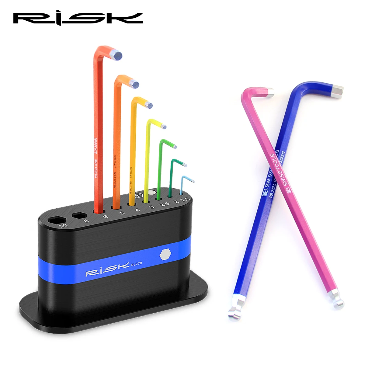 RISK MTB Road Bike Common Hex Wrench Desktop Storage Rack Compatible With PB 210/212 Bicycle Accessories Storage Box Tools