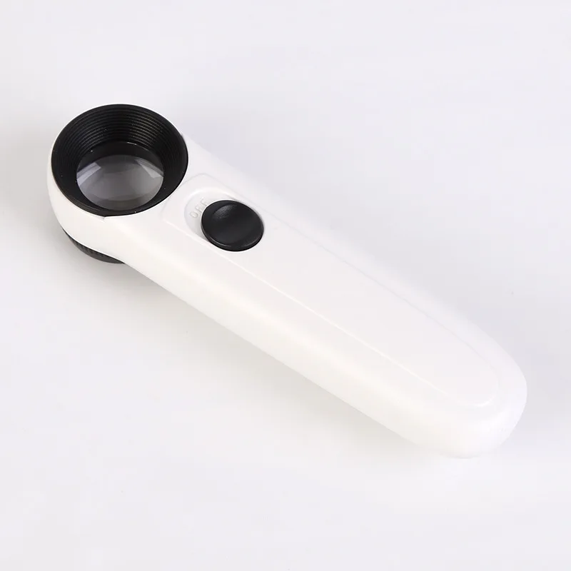 40x 3.5mm LED Light Magnifying Glass Loupe Handheld Microscope Magnifier Illuminated lamp For Circuit Boards Hallmarks Jewelry