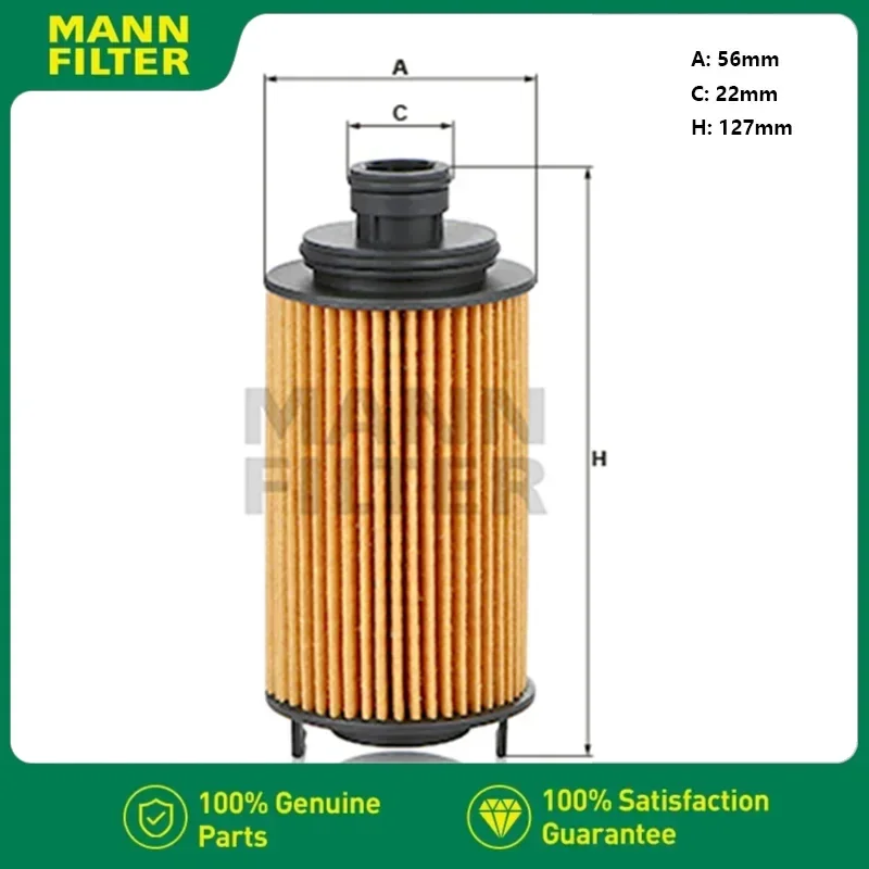 MANNFILTER HU6027z Oil Filter Fits MAXUS D90 BRILLIANCE Zunchi MG GS CHERY TIGGO ROEWE 950 RX5 10105963 F4J161012030 3104344