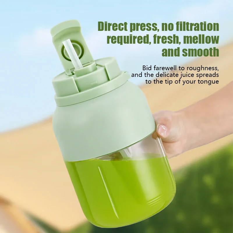 

Small wireless juicer, portable home juicer, multi-functional juice, 38-leaf food-grade cup body