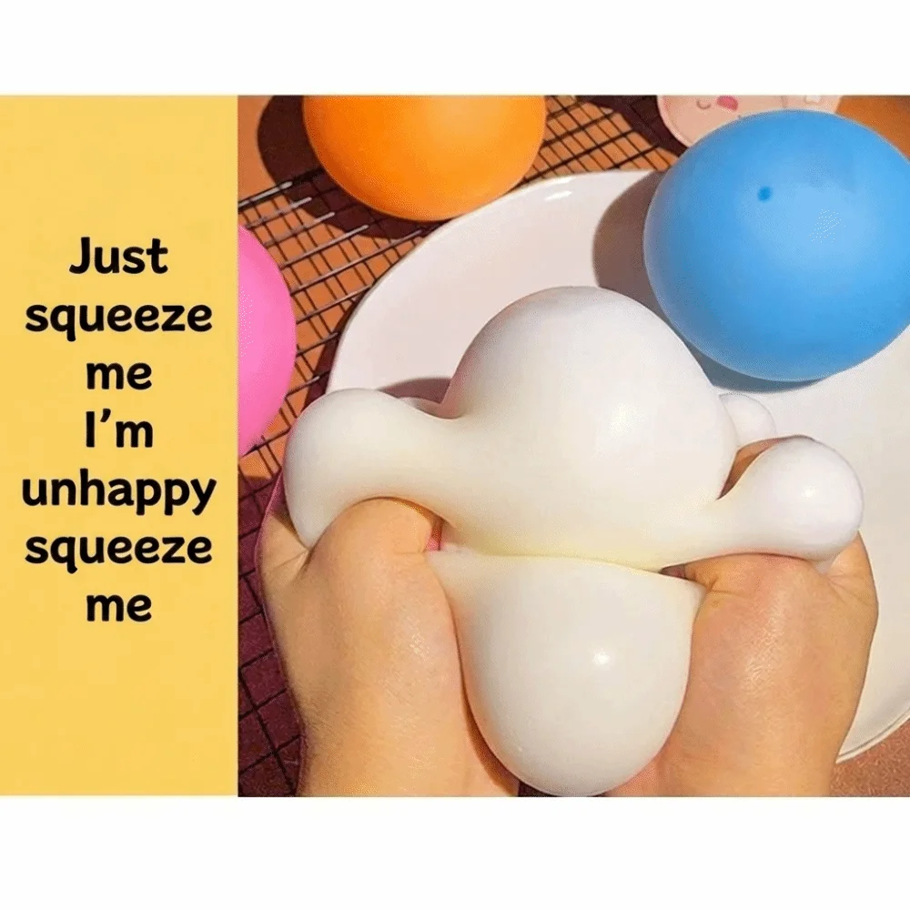 Ultra Soft Steamed Bun Squeeze Ball Shapeable Realistic Soft Stress Relief Ball Reusable Slow Rebound Steamed Bun Decompression