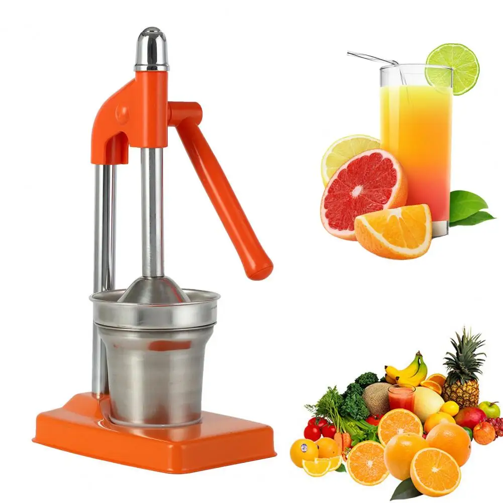 Manual Hand Press Stainless Steel Juicer Heavy Duty Citrus Lemon Squeezer for Orange Citrus Crush Machine Home Kitchen Helper