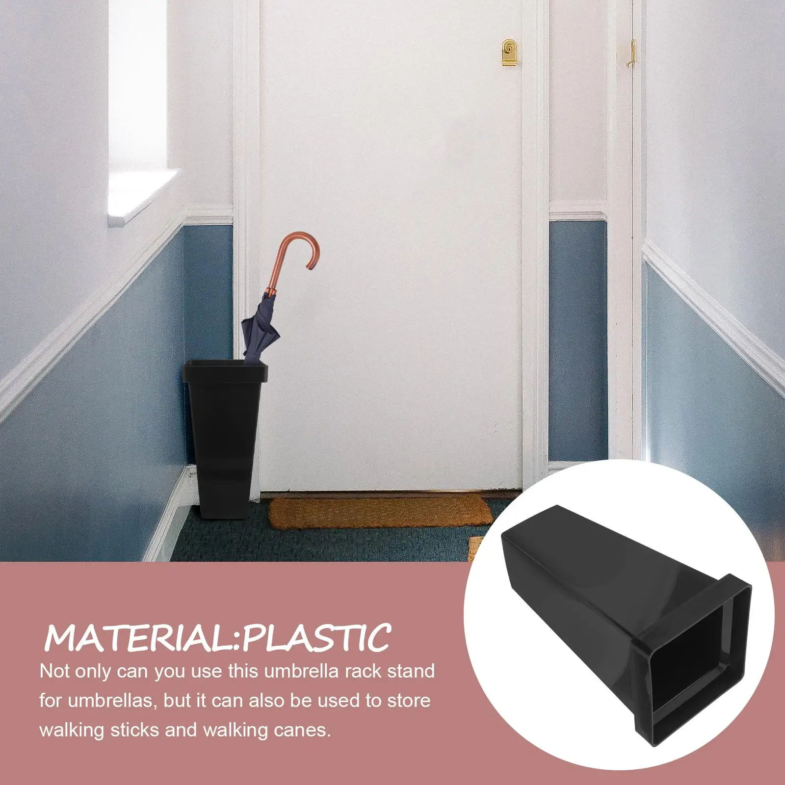 Umbrella Storage Bucket Large-capacity Holder Plastic Small Stable Base Stand Rack Home Space-saving