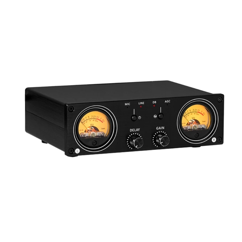 2023 nowy miernik Mini MIC/LINE VU RCA 2-drożny przełącznik rozdzielacza, skrzynka rozdzielcza głośnika