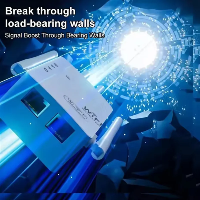 A91P 1200Mbps Wireless Wifi Repeater 2.4G 5G Dual-Band Network Wifi Amplifier Router US Plug