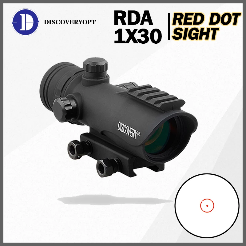 

Коллиматорный прицел DISCOVERY Red Dot RDA 1X30 1MOA для пневматической винтовки из алюминиевого сплава с азотным наполнением, профессиональный красный горошек для охоты