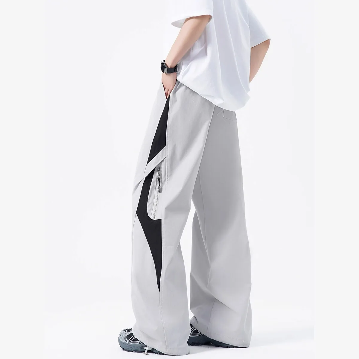 

Outdoor Camouflage Paratrooper Pants Men's Spring Autumn Loose American Sle Casual Straight Leg Long Trousers