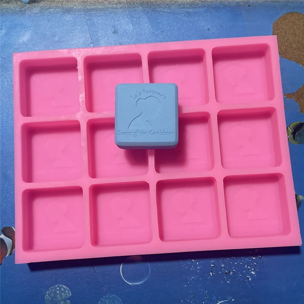 Personal Design Custom Soap Mold Natural Soap Making Custom Silicone Trays Custom Silicone Mould for Soap Making