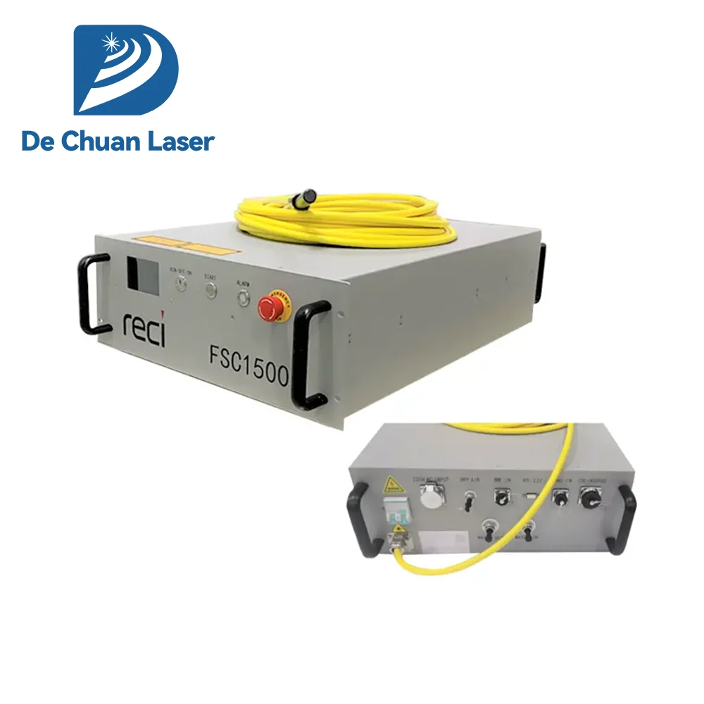 Dechuan Original Single Mode CW 1500W RECI FSC-1500 Fiber Laser Source for Fiber  Cutting Machine