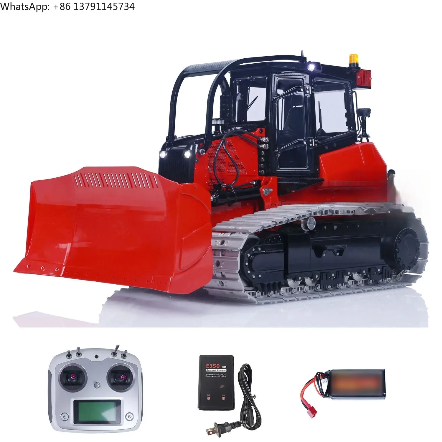 850K LESU RC Hydraulic 1/14 Metal Bulldozer Remote Control Dozer Model ToucanHobby Lights Sounds Toy Machine Gift THZH1629