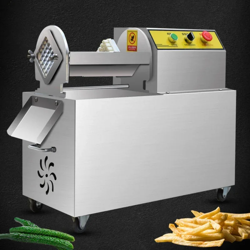 مصنع آلة قطع الفواكه والخضروات الصغيرة، قطاعة البطاطس المقلية، قطاعة رقائق البطاطس الكهربائية التجارية