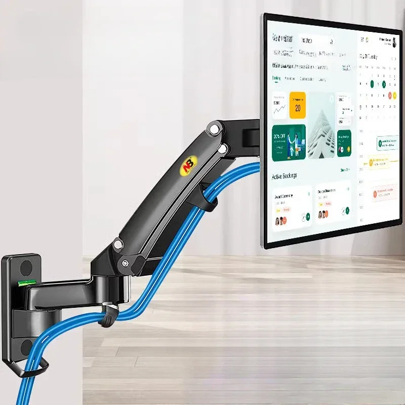 

Touch screen bracket display cantilever control display bracket lifting and retracting mechanical cantilever lifting bracket