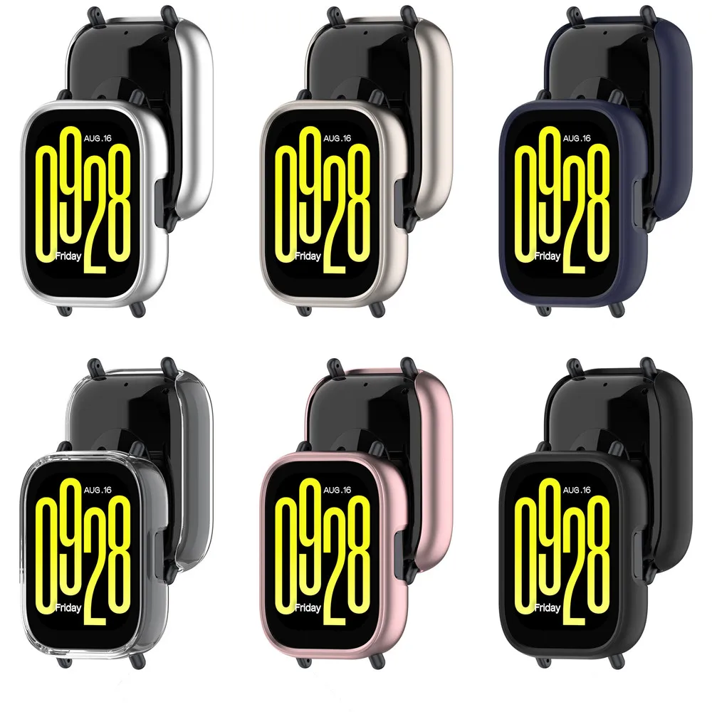 Case Cover For Redmi Watch 5 Active Sport Electroplating protective shell Frame High Quality PC Slim Smart Watch Accessories