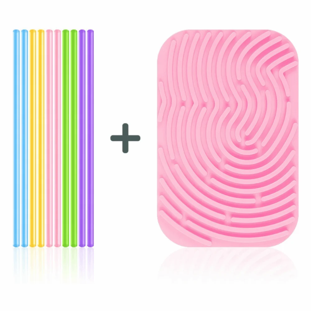 Portable Silicone Sensory Activity Board Screen-Free Double Sided Silicone Fidget Toy Safe Silicone Calm Down Toy Travel