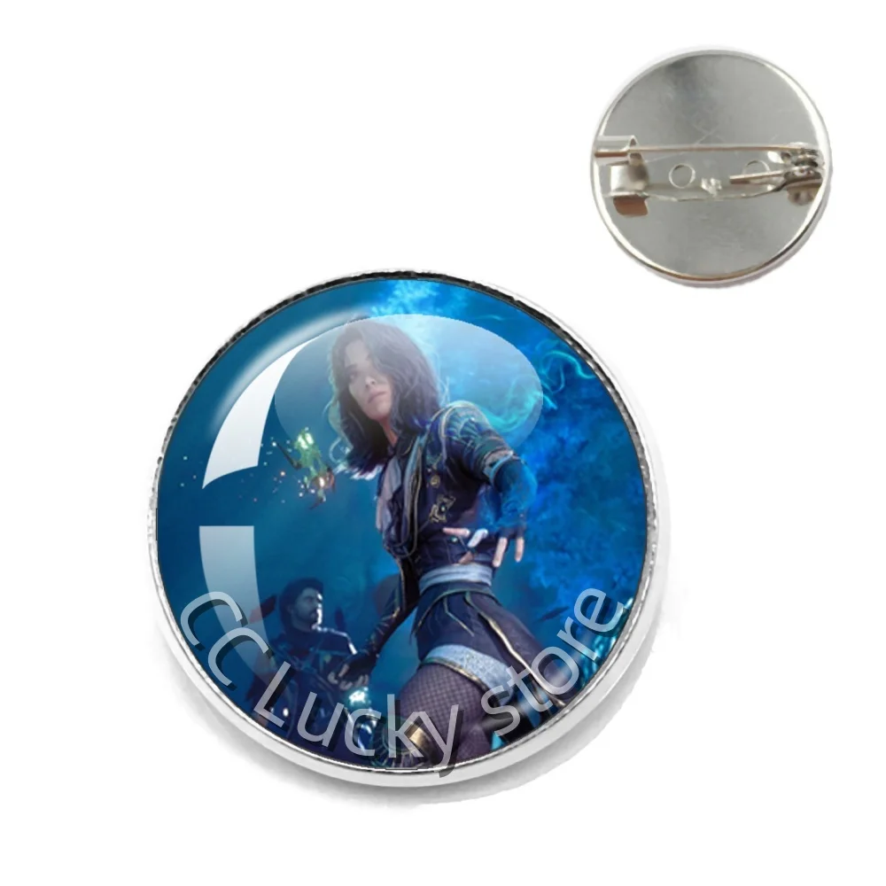 20mm/25mm Round Brooches Hot Gamer Gustave Clair Obscur Expedition 33 Maelle x Gustave Fanart Gift for Game Fan JD012