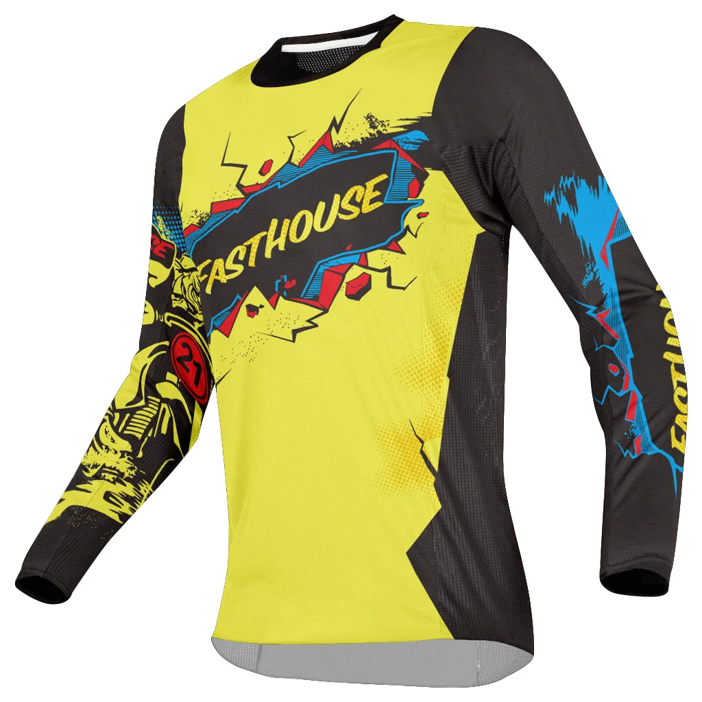 Enduro MTB Cycling Sleeve Cycling Jersey Downhill Shirt Camiseta Motocross T-shirt Mx Mountain Bike Clothing Mtb jersey