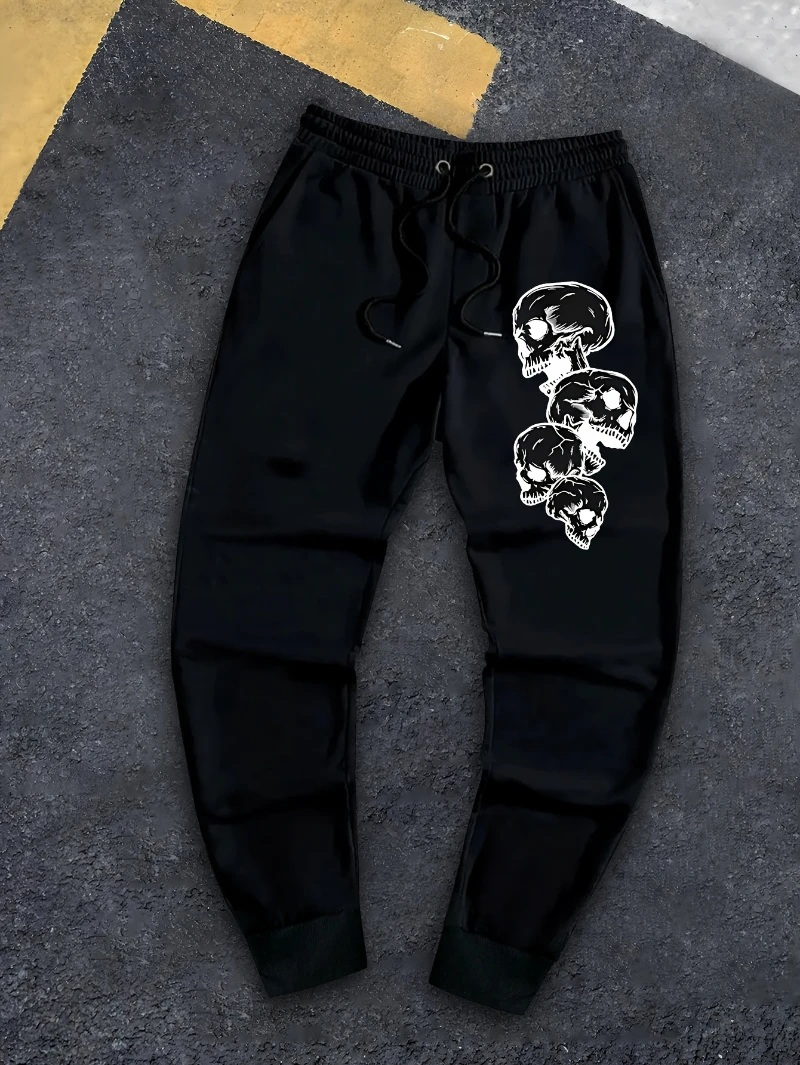 

2025 Autumn and Winter Men Punk Streetwear Sweatpants Loose Fit Joggers Adjustable High-end Luxury Is for Both Men and Women Gym