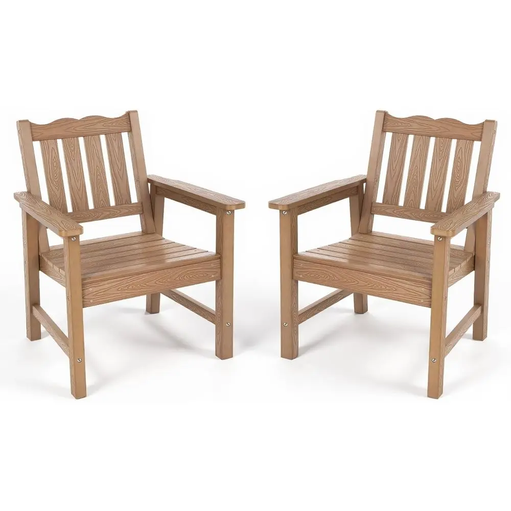 

All-Weater Patio Cairs t o2, Oversized Garden Cair wit400 ls Weigt acity, Easy to Asmle, Outdoor Cair or Patio, ackyard Deck, ir