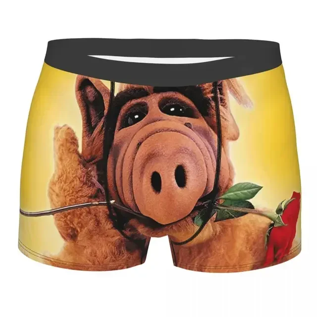 

Alf-Men's Life Shape Breathable Boxer Shorts Funny Underwear Tv Series Panties Sci Fi Novelty