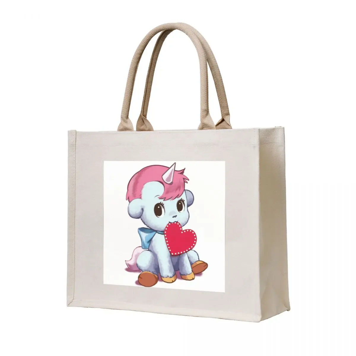 unico sans text Tote Bag Customizable tote bag women bag Shopper custom canvas