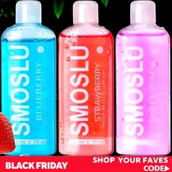 Strawberry lubricants Anal Lubricant for Session 200/400/600ml More fruit Water-based Gay Lubricsate Sex Toys