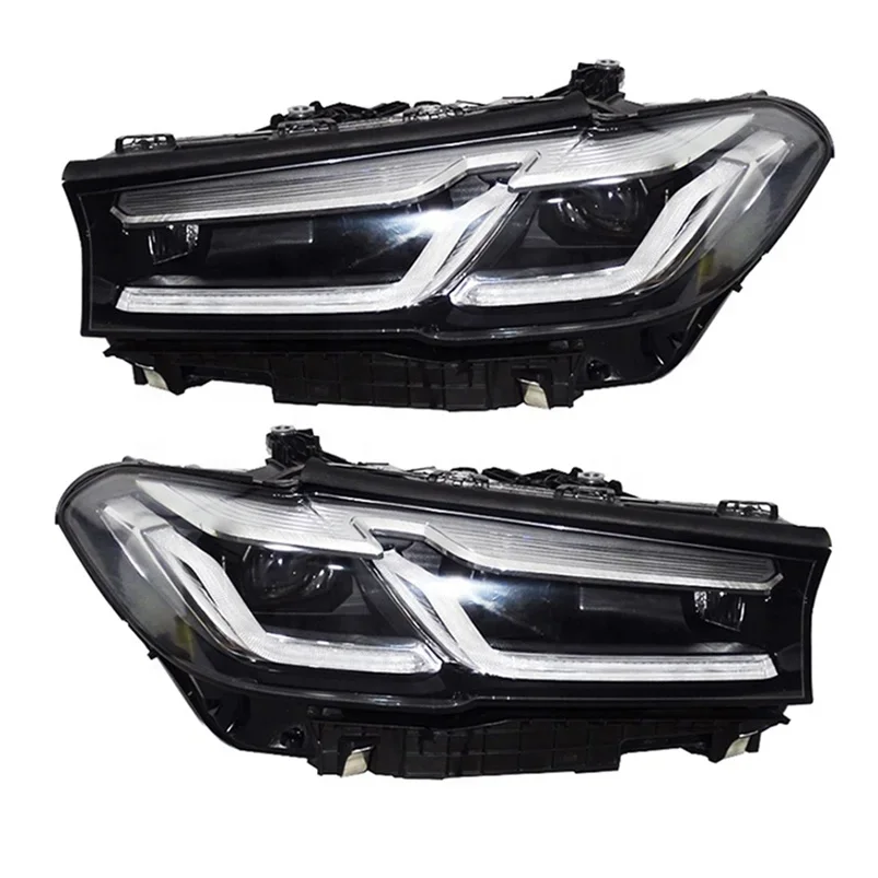 Adaptive G30 525i 540i 530i BMW G38 Headlight Assembly LED Headlamp Auto Parts 12V Clear for BMW 5 Series G30 G38