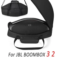 Estuche de transporte para JBL BOOMBOX 3 BOOMBOX 2, bolsa de viaje impermeable, apta para cable y adaptador de corriente, accesorios, bolsa protectora