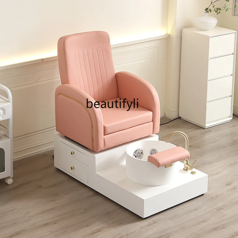 Electric Foot Bath Chair Beauty Salon Foot Therapy Foot Wash Chair Eyebrow Tattoo Surf Massage Basin