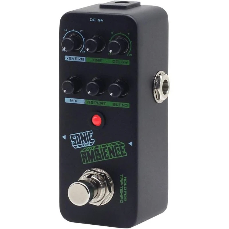 

Multi Mode Delay Reverb Pedal with Tap Tempo for Guitar and Bass Sonic Ambience Effects