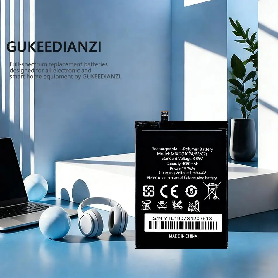 

Аккумулятор для мобильного телефона Oukitel Mix 2, 4080 мАч, высокая совместимость, длительное время работы