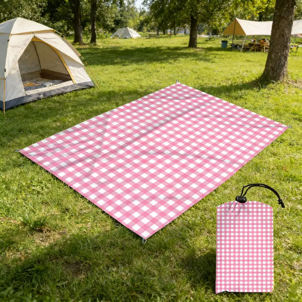 Portable Picnic Mat Waterproof Camping Blanket Foldable Sandproof Beach Rug Outdoor Moisture Proof Pad For Hiking Travel