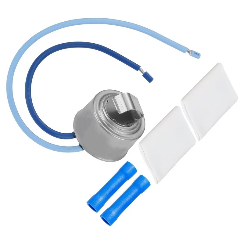 BAAO 5303918202 Refrigerator Defrost Thermostat, Replacement for Kenmore for Frigidaire, Durable Metal Plastic Parts